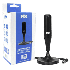 ANTENA INTERNA HDTV BASTÃO 5MT PIX