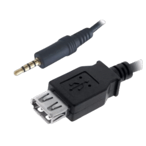 CABO RC USB FEMEA P/ P2 DOURADO 40CM