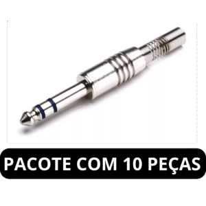 PLUG P10 ST METAL C/ MOLA PRATA