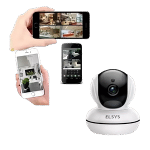 CÂMERA ELSYS ROBO INTERNA 360º WI-FI FULL HD ESC-WR5F