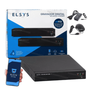 DVR GRAVADOR DIGITAL 5X1 ANPOE 4 CANAIS ELSYS