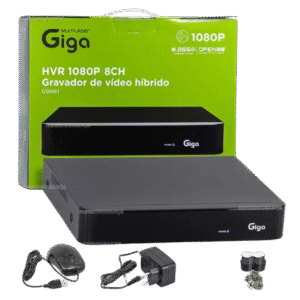 DVR GRAVADOR HD LITE 1080N 8 CANAIS GIGA