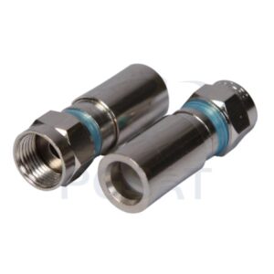 CONECTOR DE COMPRESSÃO RG 59 - PACOTE C/ 25 PEÇAS