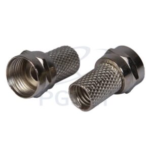 CONECTOR DE ROSCA RG 59  - PACOTE C/ 100 PÇS